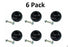 6 Pack Stens 210-455 Plastic Deck Wheel Kit for Exmark 103-7263 109-2098