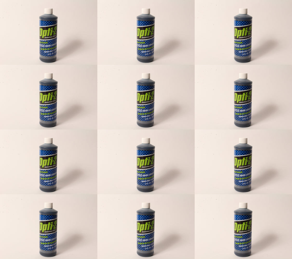12 PK Opti-2 Universal 2-Cycle Mix Oil 12 oz Bottle For ALL 2-Cycle Engines