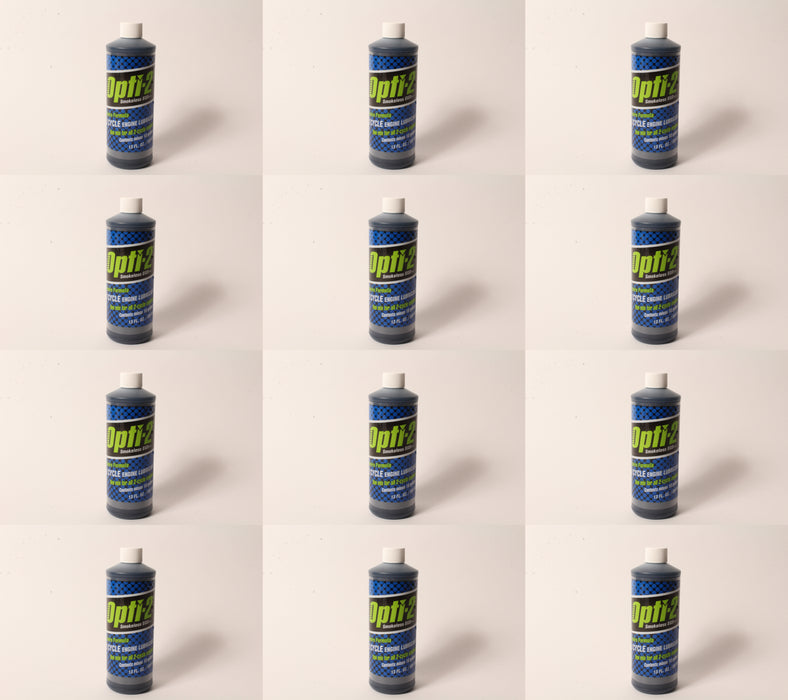 12 PK Opti-2 Universal 2-Cycle Mix Oil 12 oz Bottle For ALL 2-Cycle Engines