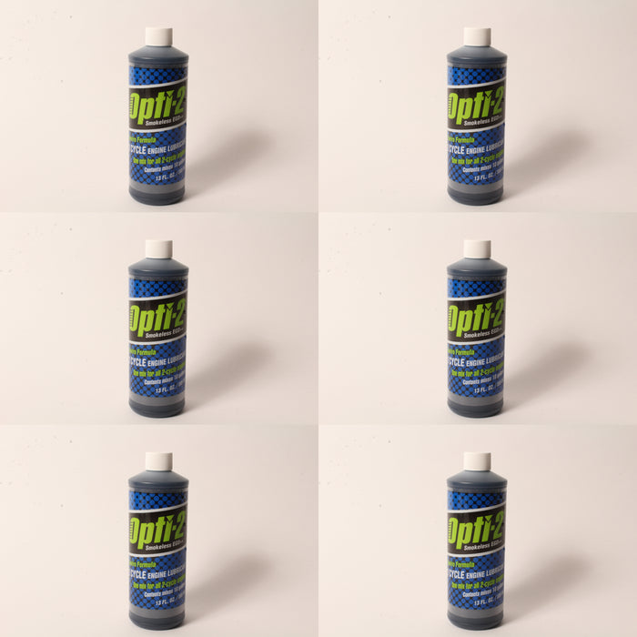 6 PK Opti-2 21212 Universal 2-Cycle Mix Oil 12 oz Bottle For ALL 2-Cycle Engines