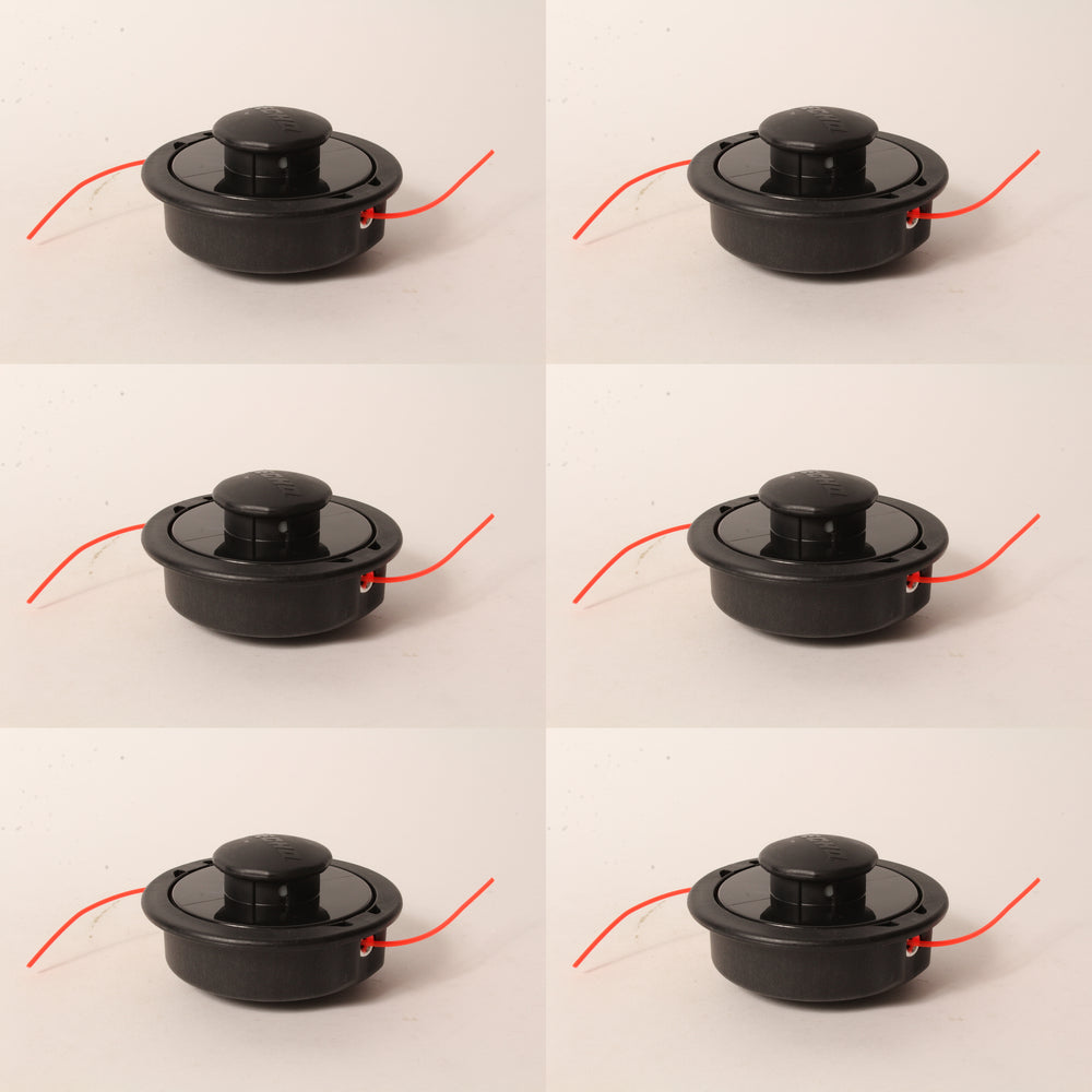 6 PK Echo ECHOmatic Pro Trimmer Head Fits ALL SRM Models 20' .095" Line Included