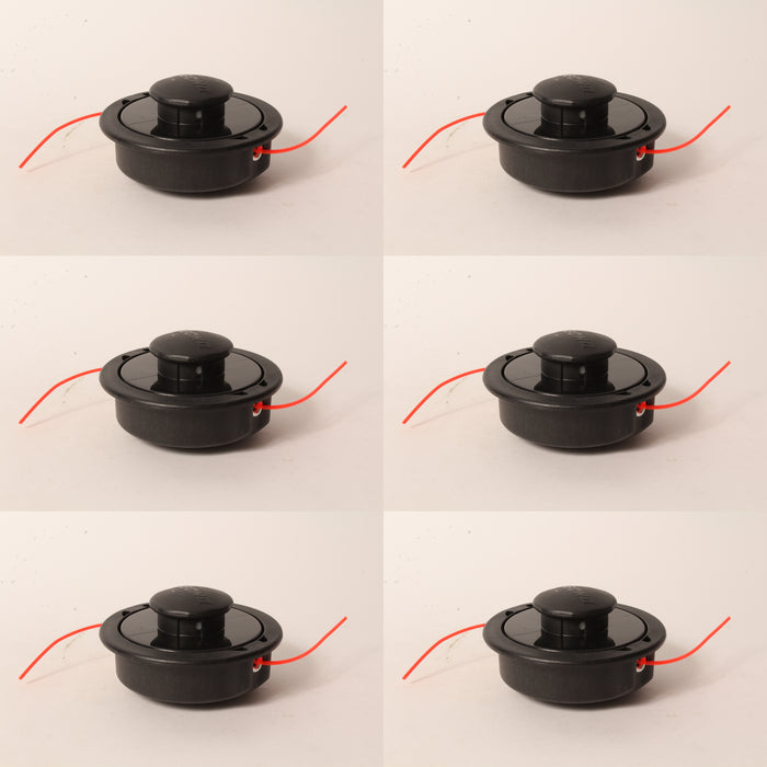 6 PK Echo ECHOmatic Pro Trimmer Head Fits ALL SRM Models 20' .095" Line Included