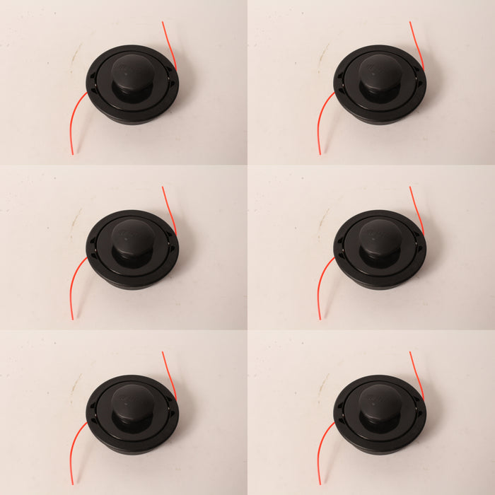 6 PK Echo ECHOmatic Pro Trimmer Head Fits ALL SRM Models 20' .095" Line Included