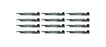 12 Pack Blades Fits Bobcat Ransomes 42180B