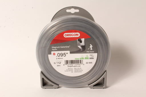 Oregon 22-995 Magnum Gatorline Square Trimmer Line .095" x 113' Spool 1/2Lb #