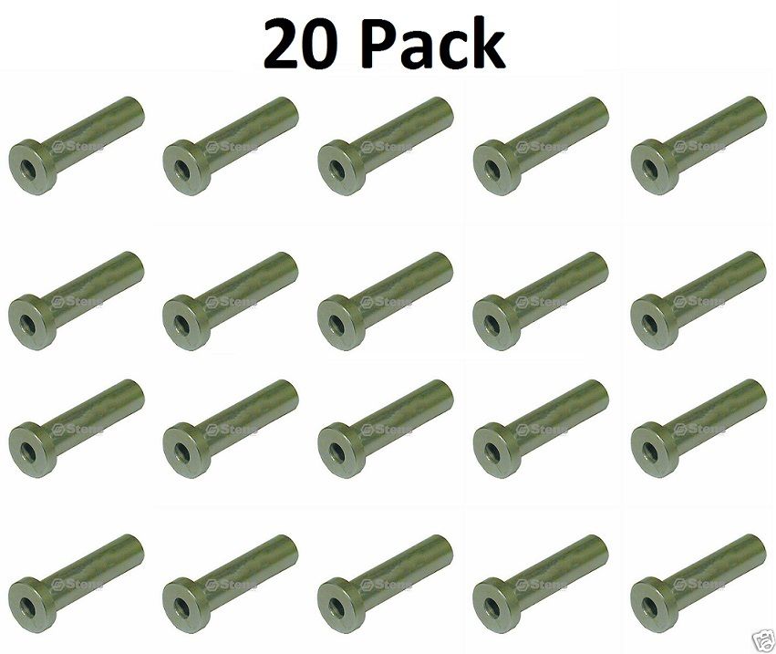 20 Pk Stens 225-205 Deck Wheel Roller Bushings For Exmark 1-603602 Toro 103-5364