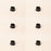 6 PK Bushing Fits John Deere M111358 M45262 3/4" ID 7/8" OD 1/2" Height