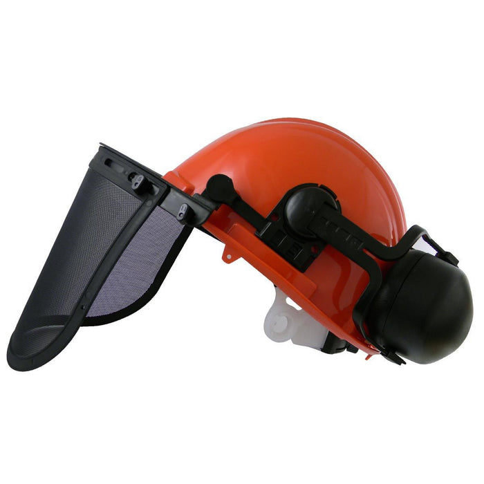 Laser 22700 Chainsaw Safety Helmet with Ear Muffs & Mesh Visor