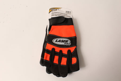 Pro Chainsaw Gloves Medium Antivibration Breathable Padded Stretch Spandex 22713