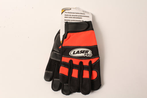Pro Chainsaw Gloves Large Antivibration Breathable Padded Stretch Spandex 22714