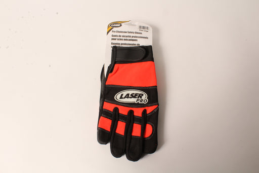 Pro Chainsaw Gloves Large Antivibration Breathable Padded Stretch Spandex 22714