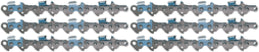 6 Pack Oregon 22BPX068G ControlCut™ Saw Chain 18"