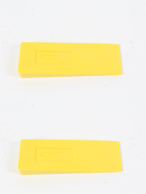 2 Pack Oregon 23561 Light-Weight 8" Yellow Plastic Felling Wedge