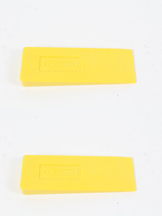 2 Pack Oregon 23561 Light-Weight 8" Yellow Plastic Felling Wedge