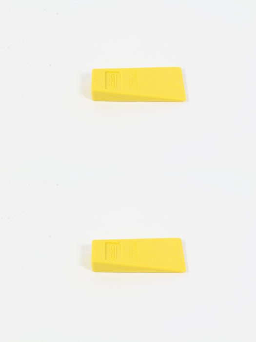 2 Pack Oregon 23562 Light-Weight 5-1/2" Yellow Plastic Felling Wedge