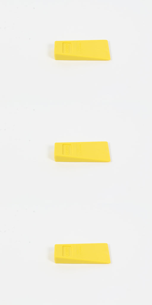 3 Pack Oregon 23562 Light-Weight 5-1/2" Yellow Plastic Felling Wedge