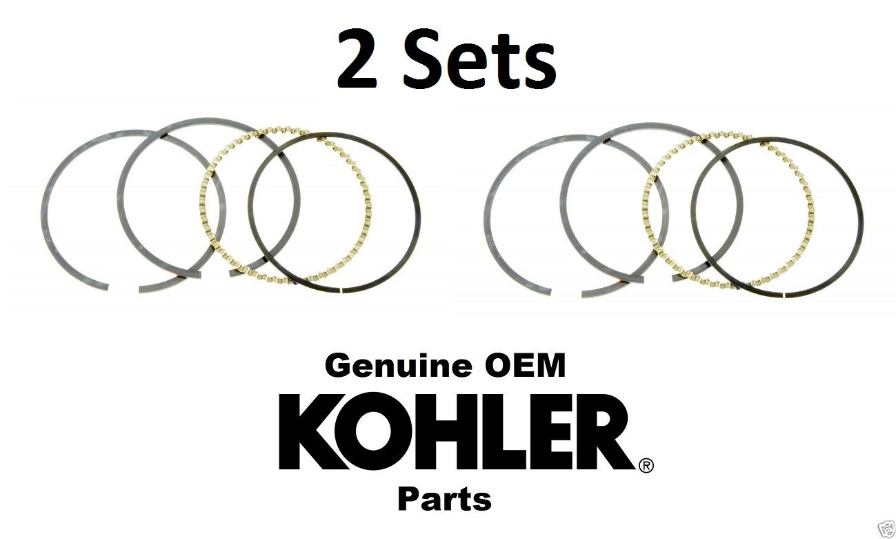 2 Sets Genuine Kohler 24-108-22-S STD Piston Ring Set STD OEM