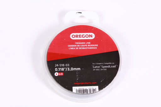 Oregon 24-518-03 3 Pack of Gator SpeedLoad Trimmer Line Disks .118"
