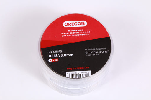 Oregon 24-518-10 10 Pack of Gator SpeedLoad Trimmer Line Disks 0.118"