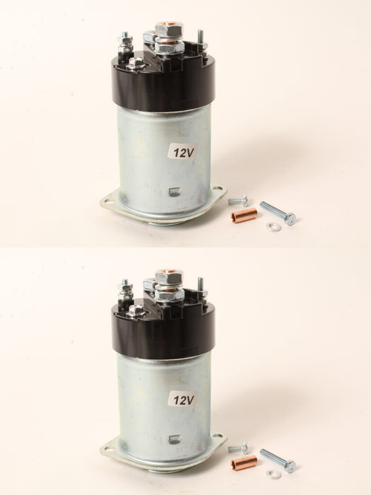 2 PK 12V Starter Solenoid Fits John Deere AR68304 10MT 4 Terminal