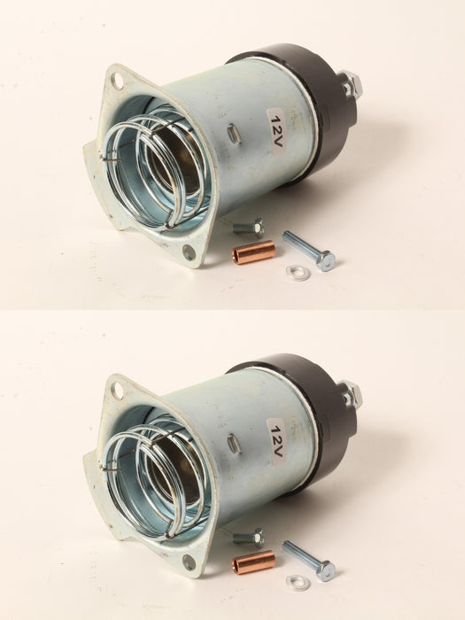 2 PK 12V Starter Solenoid Fits John Deere AR68304 10MT 4 Terminal