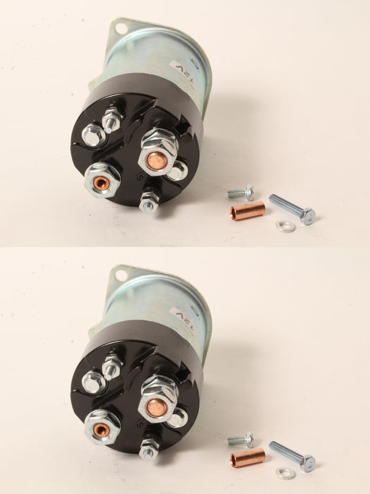 2 PK 12V Starter Solenoid Fits John Deere AR68304 10MT 4 Terminal