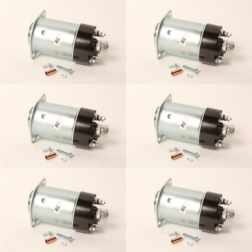 6 PK 12V Starter Solenoid Fits John Deere AR68304 10MT 4 Terminal