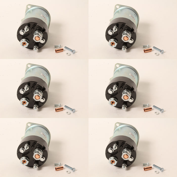 6 PK 12V Starter Solenoid Fits John Deere AR68304 10MT 4 Terminal