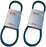 2 Pack Stens 248-026 Belt 1/2" x 26"