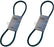 2 Pack Stens 248-033 Belt 1/2" x 33"