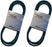 2 Pack Stens 248-101 Belt 1/2" x 101"