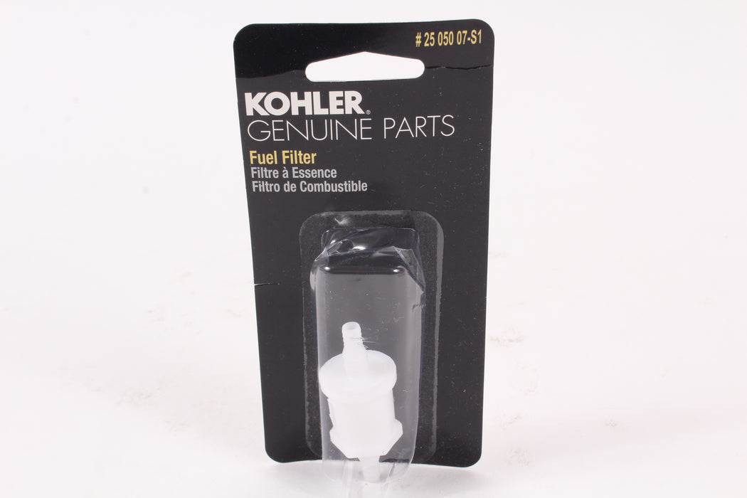 Genuine Kohler 25-050-07-S1 Fuel Filter 1/4" OEM
