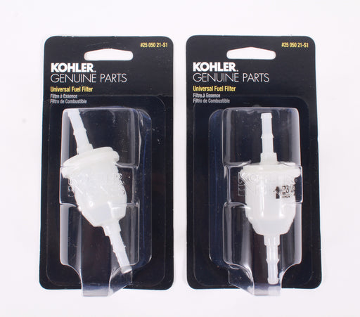 2 Pack  Genuine Kohler 25-050-21-S1 Fuel Filter 25-050-21-S 75 Micron OEM