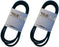 2 Pack Stens 258-091 Belt 5/8" x 91"