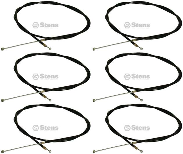 6 PK Throttle Cable 60" Inner Cable 55" Outer Ball & Barrel Ends GO Kart ATV
