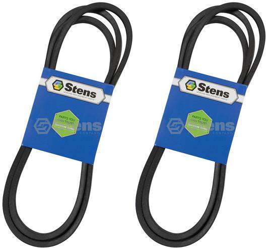 2 Pack Stens 265-181 OEM Replacement Belt Fits John Deere TCU13195