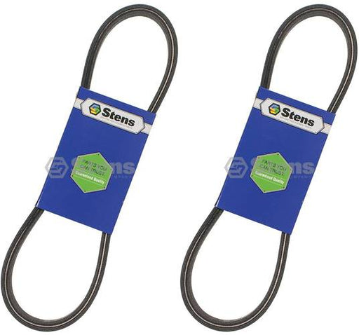 2 Pack Stens 265-285 Industrial Raw Edge Belt A27