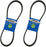 2 Pack Stens 265-329 OEM Replacement Belt Fits Toro 1-323631