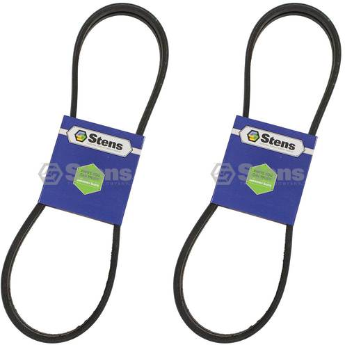 2 Pack Stens 265-458 OEM Replacement Belt Exmark 1-323288