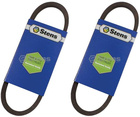 2 Pack Stens 265-582 OEM Replacement Belt Fits John Deere M77674