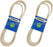 2 Pack Stens 265-600 OEM Replacement Belt Fits Scag 483001