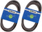 2 Pack Stens 265-721 OEM Replacement Belt Exmark 109-8070