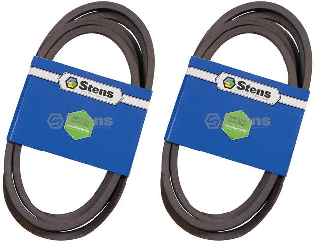 2 Pack Stens 265-721 OEM Replacement Belt Exmark 109-8070