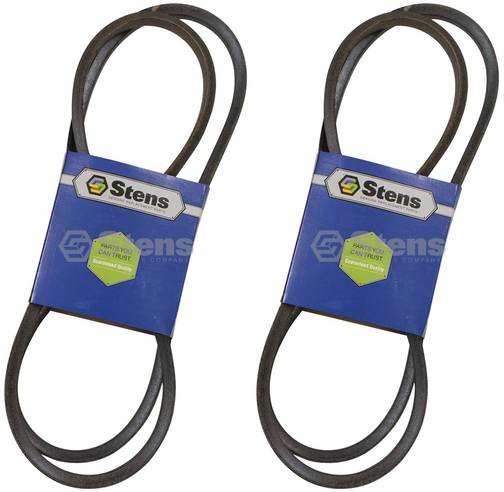 2 Pack Stens 265-814 OEM Replacement Belt MTD 954-0472