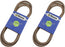 2 Pack Stens 265-940 OEM Replacement Belt Fits Wright Mfg. 71460040