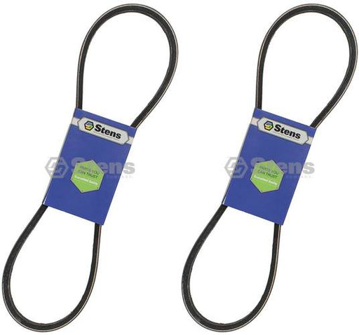 2 Pack Stens 266-123 OEM Replacement Belt Fits John Deere M805011