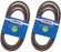 2 Pack Stens 266-157 OEM Replacement Belt Fits Ferris 5103616