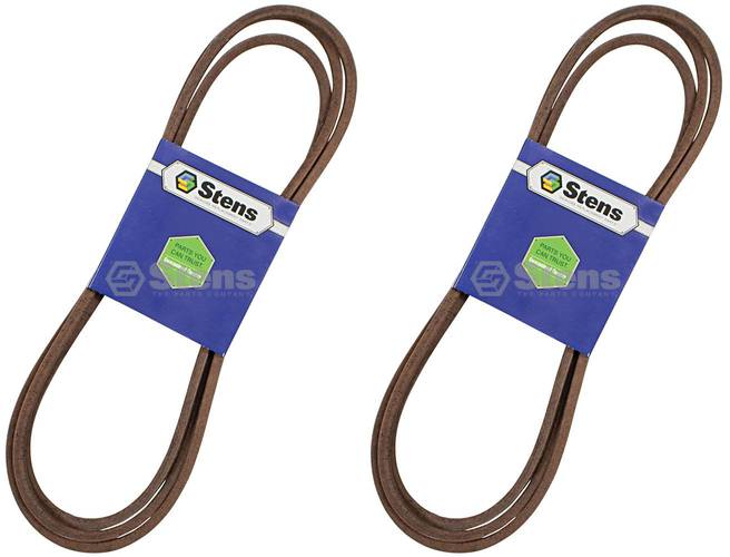 2 Pack Stens 266-166 OEM Replacement Belt MTD 954-04164