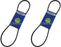 2 PK Drive Belt For Toro 92-1043 MOST 20092 20095C 20099 20382 20384 20794 20797