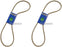 2 PK Drive Belt Fits Murray Simplicity Snapper Craftsman 1732224SM